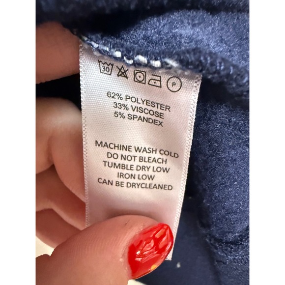 C&C California Sweatshirt Mens XL Navy Blue Excellent Crewneck Pullover 8761 - Picture 3 of 7